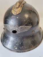 Beutehelm Luftschutz Stahlhelm Wehrmacht mit Kamm...