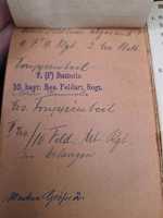 Soldbuch 7. F Batterie 10 Bayr. Res. Feldart. Regt. Militaria Bayern Regiment