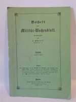 Beiheft zum Militär-Wochenblatt 1890  Große...