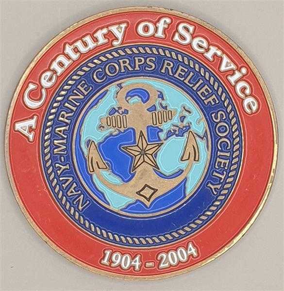 US Army Military Coin Nato Medal A Century of Service 1904-2004 Navy Marine Corp