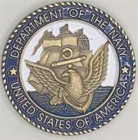 US Army Military Coin Nato Medal Department of the Navy...