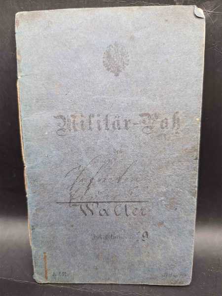 Militärpaß 4. Badisches Infanterie-Regiment Prinz Wilhelm Nr. 112 Militaria