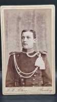 CDV um 1900 Militaria Soldat Uniform Waffenrock Regiment...