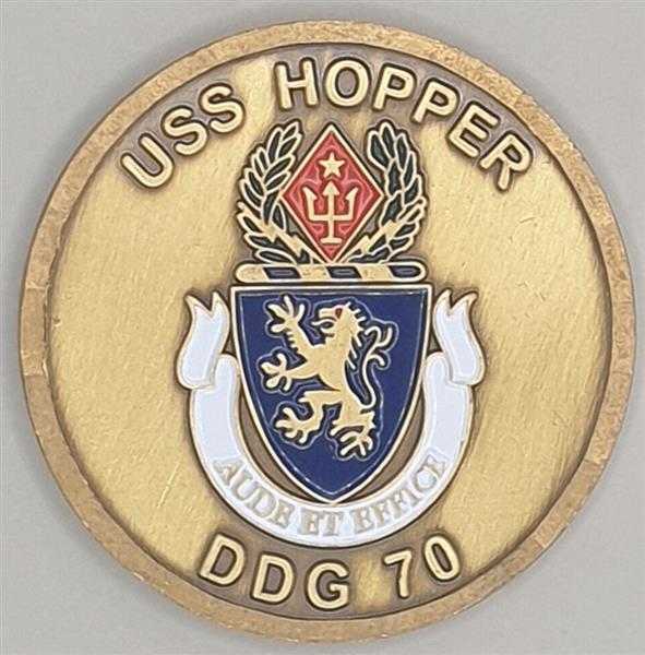 US Army Military Coin Nato Medal USS Hopper DDG 70 Amazing Grace Navy Marine