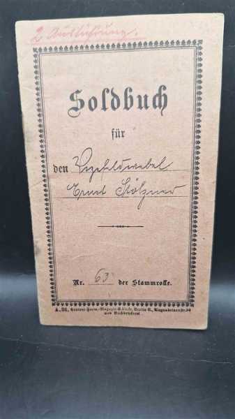 Soldbuch 3 Eingetragene Orden Eiserne Kreuz  Regiment 104 Militaria