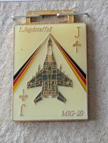 Brustanhänger Bundeswehr Luftwaffe 1. Jagdgeschwader 73 MiG-29 Steinhoff