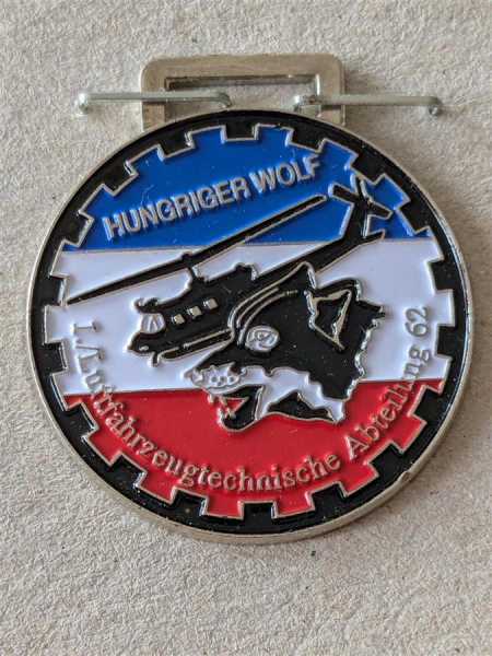 Brustanhänger Bundeswehr Luftwaffe Hungriger Wolf Luftfahrzeugtechn Abteilung 62