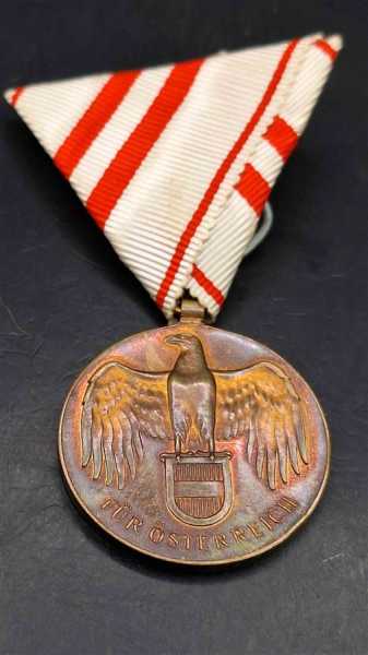 Für Österreich 1914-1918 Medaille Tapferkeitsmedaille Orden Dreiecks band