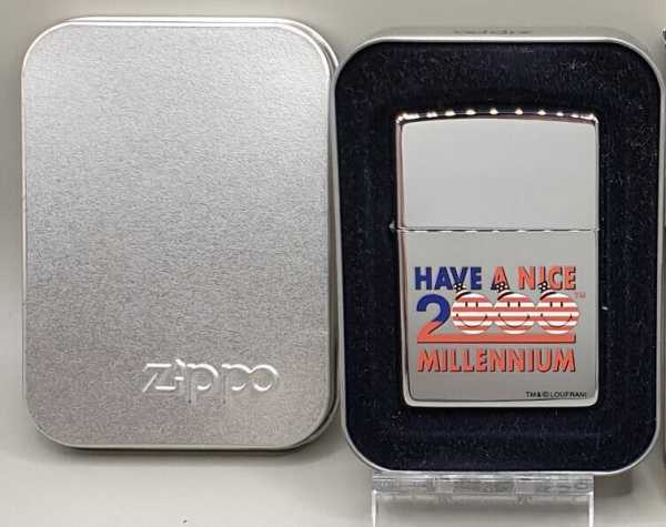 Zippo U.S.A. Lighter Sturmfeuerzeug Have a Nice 2000 Millennium