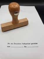 DDR Original Stempel Deutsche Volkspolizei gemeldet vom...