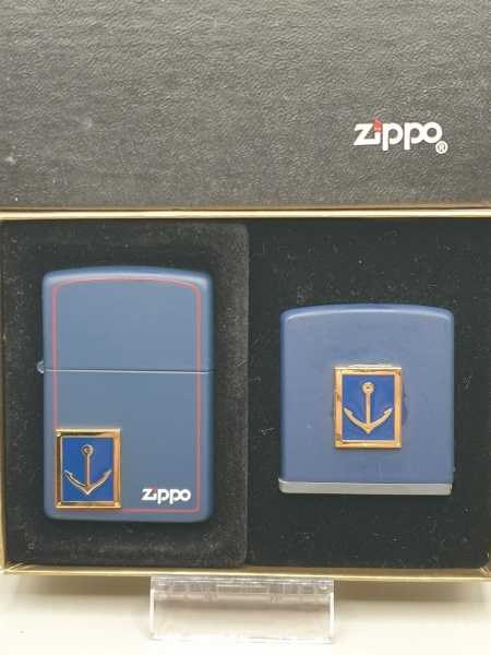 Zippo U.S.A. Lighter Sturmfeuerzeug MIT METERMAß Set Marine Anker Militär