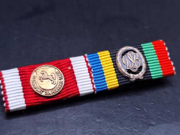 Bundeswehr 2er Bandspange Feldspange DSB Sturmflut 1962 Niedersachsen