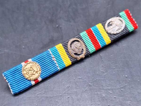 Bundeswehr 3er Bandspange Feldspange Schleswig Holstein Sturmflut 1962 DLRG DSB