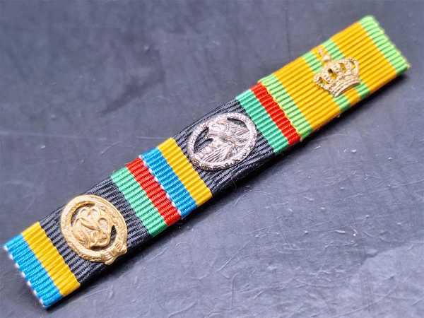 Bundeswehr 3er Bandspange Feldspange DSB DLRG Holland Marsch Krone Orden