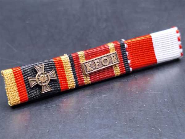 Bundeswehr 3er Bandspange Feldspange Ehrenkreuz KFOR Feuerwehrverband Militaria