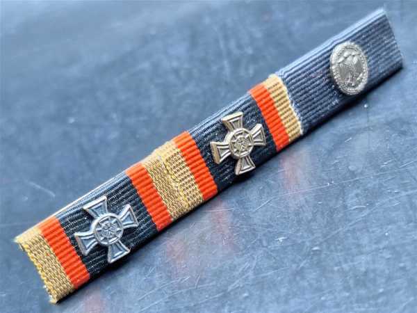 Bundeswehr 3er Bandspange Feldspange Ehrenkreuz Silber Bronze Leistungsabzeichen