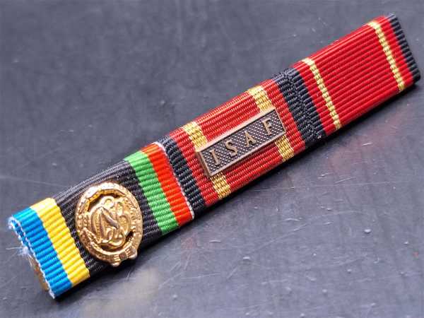 Bundeswehr 3er Bandspange Feldspange Verdienstmedaille ISAF DSB GOLD Militaria