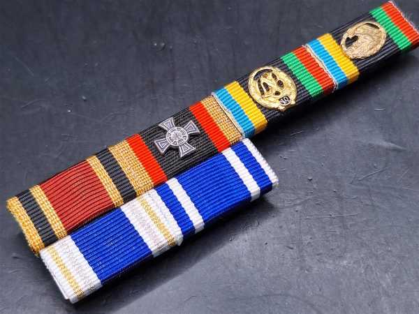 Bundeswehr 6er Bandspange BRD Ehrenkreuz DSB 10 DLRG Nato UN Verdienstmedaille