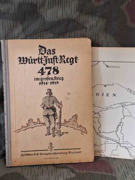 Das Württembergische Infanterie Regiment 478 im Großen Krieg 1914-1918 Militaria