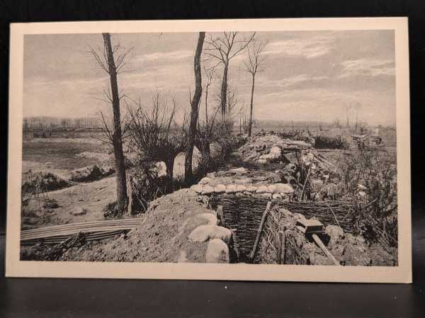 AK Ansichtskarte Postkarte Schützengraben  Wirklichkeitsbilder vom Weltkrieg