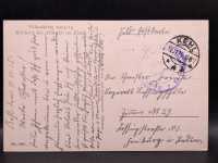 AK Ansichtskarte Postkarte Feldpost Schlacht bei Altkirch im Elsaß Völkerkrieg