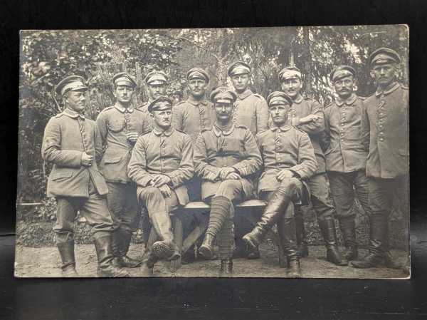 Ansichtskarte Postkarte Feldpost Soldaten Eiserne Kreuz Schützenschnur Militaria